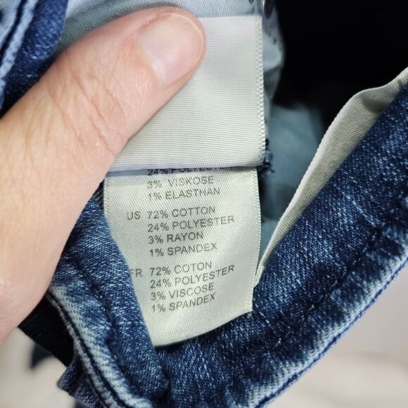 Articles of Society High Rise Button Detail Skinny Jeans Size 28 - Picture 7 of 9